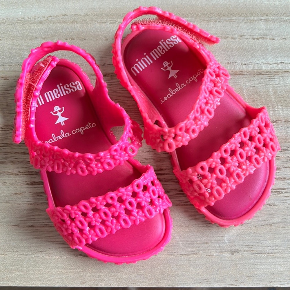 Pink Mini Melissa Isabela Capeto VEGAN SIZE 5